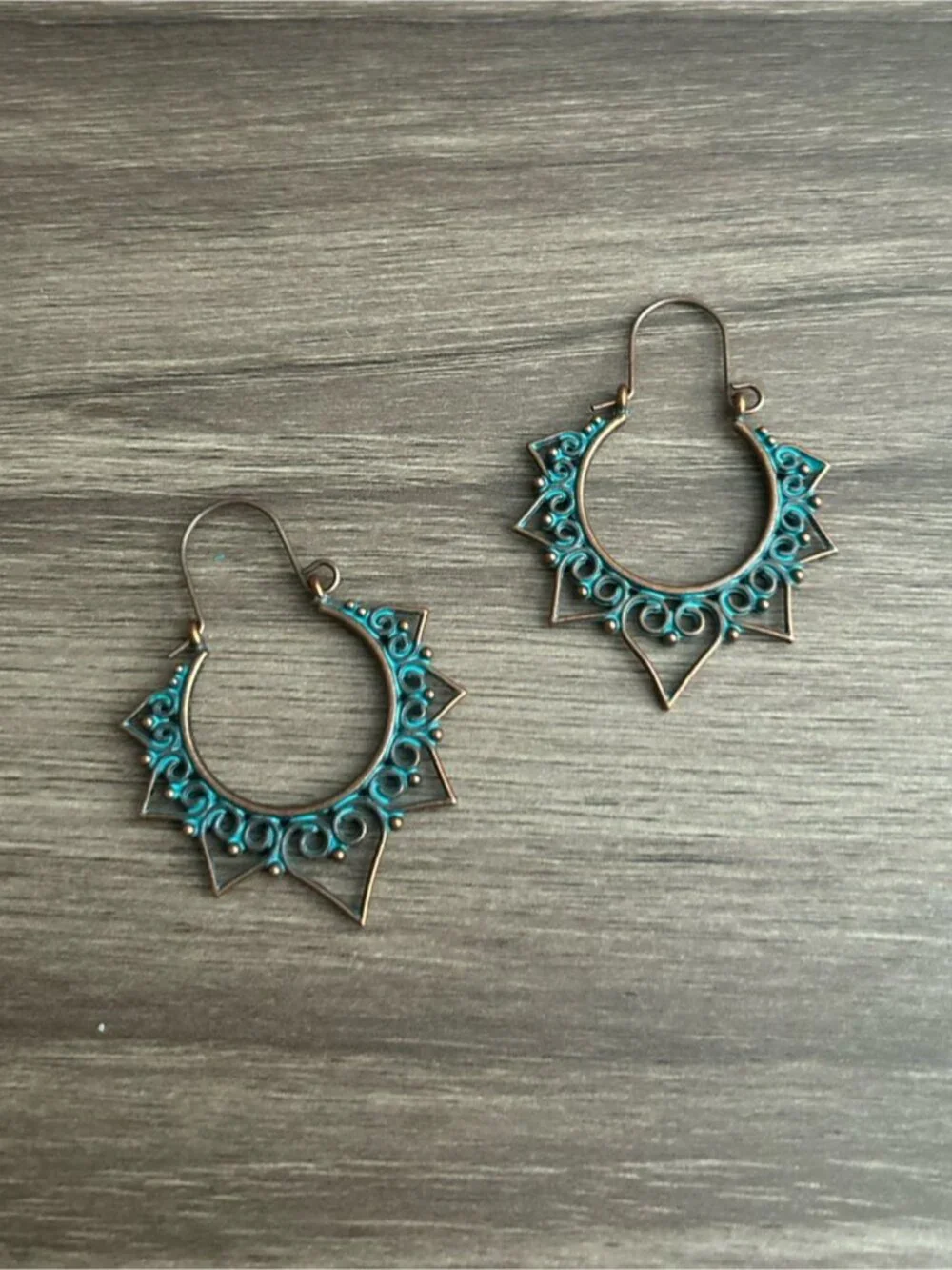 Boho hoop earrings Q1316